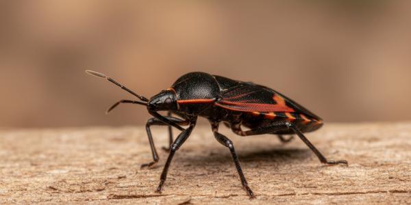 a kissing bug up close